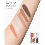 LAKA Forever6 Eye Palette fard de pleoape 01 Beginning - aderenta si rezistenta, 7 gr