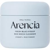 ARENCIA Fresh Blue Hyssop Rice Mochi Cleanser 120 gr - balsam de curatare formulat cu pudra de orez si kaolin, care contribuie la indepartarea excesului de sebum, impuritatilor si acumularilor zilnice fara senzatie de uscaciune