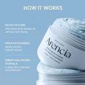 ARENCIA Fresh Blue Hyssop Rice Mochi Cleanser 120 gr - balsam de curatare formulat cu pudra de orez si kaolin, care contribuie la indepartarea excesului de sebum, impuritatilor si acumularilor zilnice fara senzatie de uscaciune