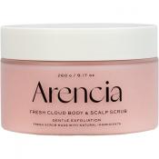 ARENCIA Fresh Cloud Body and Scalp Scrub Lavender and Pear, 260 gr - emulsie de corp formulata cu sare frantuzeasca si uleiuri vegetale, care contribuie la exfolierea delicata si la curatarea pielii intr-un singur pas