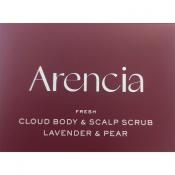 ARENCIA Fresh Cloud Body and Scalp Scrub Lavender and Pear, 260 gr - emulsie de corp formulata cu sare frantuzeasca si uleiuri vegetale, care contribuie la exfolierea delicata si la curatarea pielii intr-un singur pas