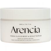 ARENCIA Fresh Cloud Body and Scalp Scrub White Tea and Neroil 260 gr - exfoliant de corp formulat cu sare frantuzeasca si uleiuri vegetale, care contribuie la exfolierea delicata si la mentinerea confortului dupa clatire