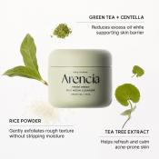 ARENCIA Fresh Green Rice Mochi Cleanser, 120 gr - balsam de curatare formulat cu pudra de orez si extract de ceai verde, care contribuie la curatarea porilor si la indepartarea excesului de sebum