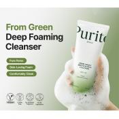 PURITO From Green Spuma de Curatare pentru Fata 150 ml - Curatare Delicata si Hidratare Optima, pH Echilibrat 5.5, pentru Ten Sensibil