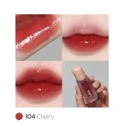 LAKA Fruity Glam Tint Nuantator pentru buze 104 Cherry - hidratare si rezistenta, 4.5 gr
