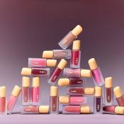 LAKA Fruity Glam Tint Nuantator pentru buze 127 Rose - hidratare si rezistenta, 4.5 gr