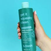B.fresh Get It Squeaky Clean Sampon Purificator cu Carbune Activ - Curatare Intensa si Detoxifiere pentru Par Gras, 355 ml