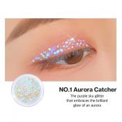 UNLEASHIA Get Loose Glitter Gel Mini Fard de pleoape No.1 Aurora Catcher - stralucire si rezistenta, 4 gr