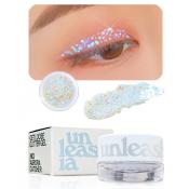 UNLEASHIA Get Loose Glitter Gel Mini Fard de pleoape No.1 Aurora Catcher - stralucire si rezistenta, 4 gr