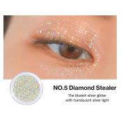 UNLEASHIA Get Loose Glitter Gel Mini fard de pleoape No. 5 Diamond Stealer - stralucire si rezistenta, 4 gr