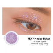 UNLEASHIA Get Loose Glitter Gel Mini fard de pleoape No. 7 Happy Baker - stralucire si rezistenta, 4 gr