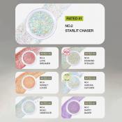 UNLEASHIA Get Loose Glitter Gel Mini fard de pleoape No. 7 Happy Baker - stralucire si rezistenta, 4 gr