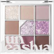 UNLEASHIA Glitterpedia Eye Palette fard de pleoape No. 4 All of Lavender Fog - rezistenta si luminozitate, 7.4 gr