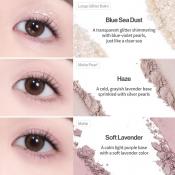 UNLEASHIA Glitterpedia Eye Palette fard de pleoape No. 4 All of Lavender Fog - rezistenta si luminozitate, 7.4 gr