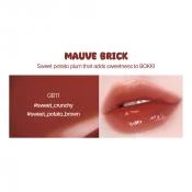 BLACK ROUGE Glow Bokki Tint Ruj Lichid GB11 Mauve Brick - Luciu Intens si Hidratare de Lunga Durata, 4.5g