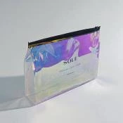SOLE Glow Iridescent Travel Beauty Bag - Geanta Travel Impermeabila Editie Limitata - Compacta, Stylish, Usor de Curatat, 22,7 x 4,5 x 16 cm