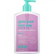 B.tan Glow Your Own Way Gel Autobronzant Natural Glow - Bronz Natural, Hidratare cu Acid Hialuronic si Vitamina C, 473 ml