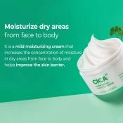 Nature Republic Green Derma Mild Cica Cremă de corp hidratantă 190 ml – Hidratare intensivă și calmare pentru pielea sensibilă