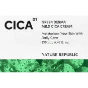 Nature Republic Green Derma Mild Cica Cremă de corp hidratantă 190 ml – Hidratare intensivă și calmare pentru pielea sensibilă