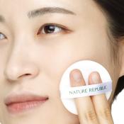 Nature Republic Green Derma Mild Cica Serum Cover Cushion 02 Natural Beige – Cushion cu crema cu protectie solara SPF50+ PA+++, 15 g | K-beauty