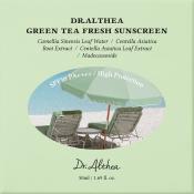 Dr. Althea Green Tea Fresh Sunscreen SPF 50 50 ml - Crema de fata formulata cu apa din frunze de ceai verde si extract de Centella Asiatica, care contribuie la calmarea pielii sensibile si la metinerea protectiei impotriva razelor UVA si UVB