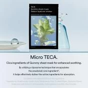 ABIB Gummy Sheet Mask Hyaluron Sticker Masca de fata - racorire si hidratare, 27 ml