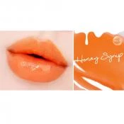BLACK ROUGE Half N Half Water Glow Ruj Lichid HG05 Honey Syrup - Hidratare intensa si volum instant, 4.5g