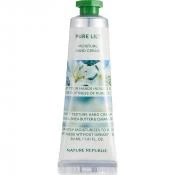 Nature Republic Hand & Nature Pure Lily | Cremă de mâini hidratantă cu unt de shea și ceramide, 30 ml