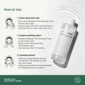ANUA Heartleaf 77% Soothing Toner – Toner de Față Calmant cu 77% Extract de Heartleaf, 500 ml | Hidratare și Calmare