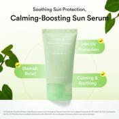 ABIB Heartleaf Mild Sunscreen Relief Tube SPF50+ PA++++, 50 ml - crema de fata formulata cu oxid de zinc si extract de Heartleaf, care contribuie la protectia solara si la reducerea rosetii, Daily