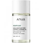 ANUA Heartleaf Pore Control - ulei de curatare formulat cu extract de Heartleaf Houttuynia Cordata si ulei din seminte de jojoba, care contribuie la indepartarea machiajului si a sebumului si la mentinerea pielii curate - 20 ml