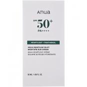ANUA Heartleaf Silky Moisture Sun Cream SPF50+ PA++++, 50 ml - Crema de fata formulata cu extract de Heartleaf si pantenol, care contribuie la protectia pielii impotriva razelor UVA si UVB si la metinerea hidratarii si a confortului cutanat