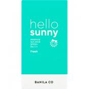 BANILA CO Hello Sunny Fresh - stick pentru fata formulat cu extract de menta si SPF 50+, care contribuie la protectia pielii impotriva razelor UVA si UVB si la metinerea hidratarii - 19 gr