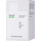 Nature Republic Ho:urs Morning Moss – Gel de Duș Revigorant cu Vitamine & Unt de Shea (300 ml)