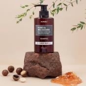 KUNDAL Honey si Macadamia Nature Shampoo Sampon Amber Vanilla - hidratare si stralucire, 500 ml