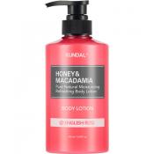 Honey & Macadamia Pure Body Lotion Lotiune de corp English Rose 500 ml