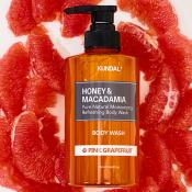 Honey & Macadamia Pure Body Wash Gel de dus Pink Grapefruit 500 ml