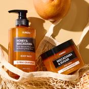 Honey & Macadamia Pure Body Wash Gel de dus Pink Grapefruit 500 ml