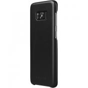 Husa Capac spate Piele Neagra Samsung Galaxy S8 Plus