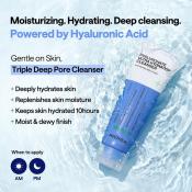 MEDIHEAL Hyaluronate Cleanser Ultra Hydration 120 ml - Spuma de curatare formulata cu hialuronat de sodiu si pantenol, care contribuie la mentinerea hidratarii pielii si la mentinerea confortului dupa curatare