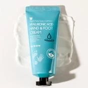 Mizon Hyaluronic Acid Crema pentru maini si picioare - hidratare intensa si reparare piele uscata, 100 ml