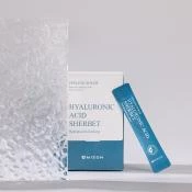 MIZON Hyaluronic Acid Sherbet scrub exfoliant facial hranitor - exfoliere delicata si hidratare intensa, 40 buc