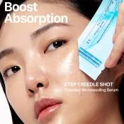 VT COSMETICS Hydrop Reedle Shot 100hL 2 Step Hydrogel Mask Masca de fata - hidratare si elasticitate, 33 gr + 1.5 gr