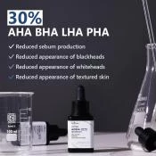 ISNTREE Hyper Acid4 Ser Exfoliant Intens 30 AHA BHA PHA LHA - Ten Luminos si Textura Uniforma, 20 ml