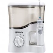 AQUAPICK Irigator Bucal Profesional AQ-350 Gri  - 12 trepte de presiune, Functie auto-start, Curatare Profunda si Protectie Gingivala, Capacitate 600 ml