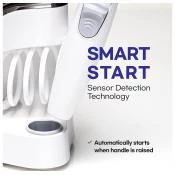 AQUAPICK Irigator Bucal Profesional AQ-350 Gri  - 12 trepte de presiune, Functie auto-start, Curatare Profunda si Protectie Gingivala, Capacitate 600 ml