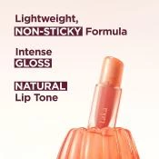 LAKA Jelling Nude Gloss luciu de buze 302 Grape Ring - volum si protectie, 4.5 gr