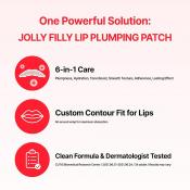 ACROPASS Jolly Filly Lip Plumping Patch - masca de buze formulata cu acid hialuronic si Capsicum Frutescens Fruit Extract, care contribuie la hidratarea buzelor si la imbunatatirea aspectului volumului buzelor - 2 buc