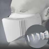 Masca faciala profesionala KN95 pentru adulti,  cu 4 straturi de protectie, filtru FFP2, set 10 buc, produs steril, EN 149:2001, eficienta Covid