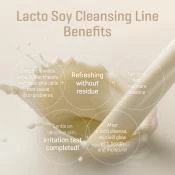 SOME BY MI Lactosoy Low Ph Morning Cleansing Bar Sapun de fata - curatare si hidratare si prospetime, 90 gr